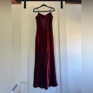 Formal maxi gown with spaghetti straps by Kiki USA